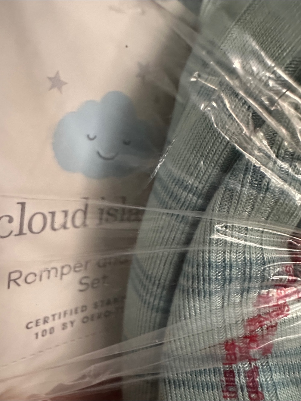 cloud island Light Blue Baby Romper Set - Picture 2 of 2